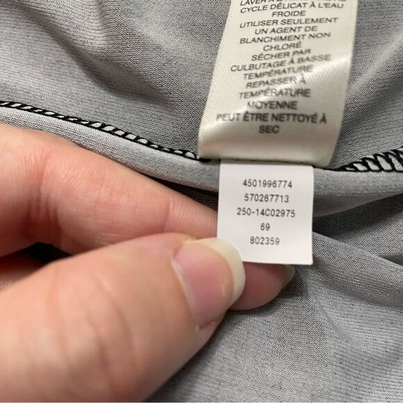 Chico's Bouquet Print Knee Length Sheath Dress Chico's Size 2 - Picture 6 of 8